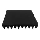 Studio Acoustic Foam Panel Soundproofing Wedge Wall Tiles 30 x 30cm Black