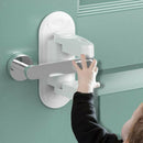 2pcs Childproof Door Lever Locks Toddler Life Saver with Self Adhesive Backing