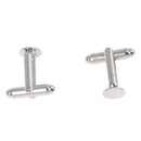 10 Mens Cufflinks Cuff Link Backs Blanks Findings 0.31" C1C2