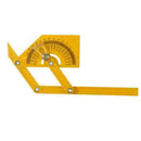 Goniometer Finder Miter Gauge Arm Measure Ruler Plastic ABS Protractor Plas W9L3