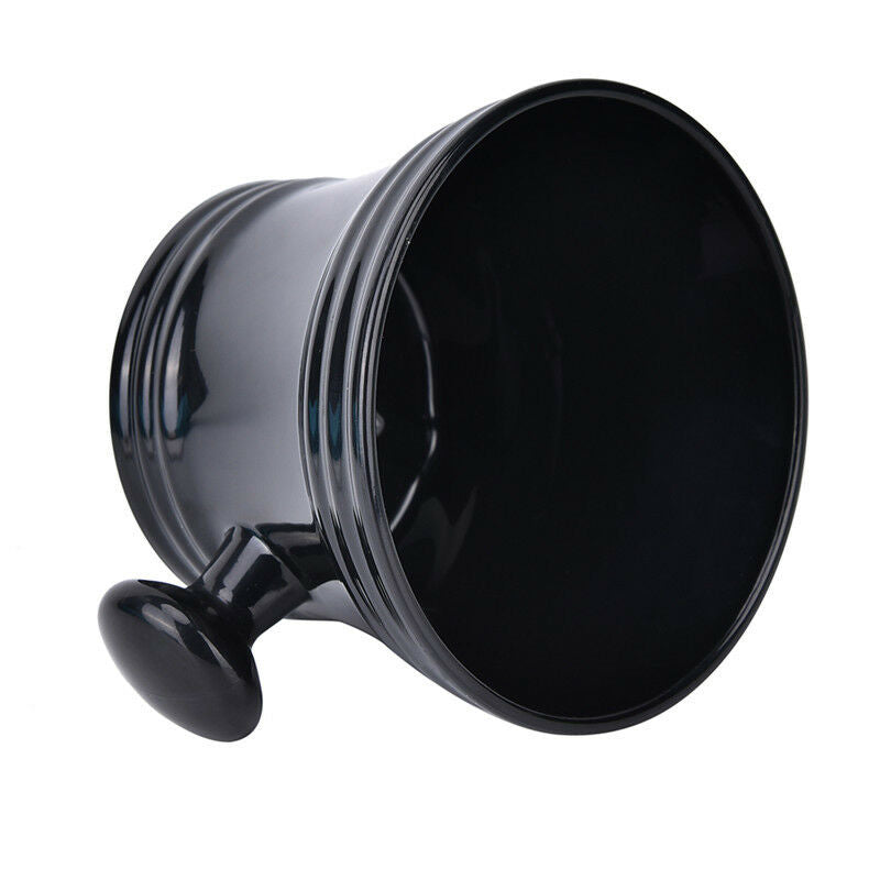 Man's Shaving Bowl With Handle Soap Bowl Cup Shave Brush Plastic Cleaning Cup BX
