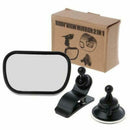 Baby Mirror Car View Back Seat WindshieldSuction Cup Clip Facing Rear Ward