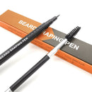 Waterproof Natural Moustache Eyebrow Beard Filler Pen Long-lasting New