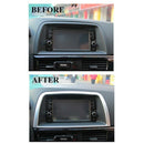 Chrome Interior Dashboard Center Control Navi Screen Cover for Mazda Cx-5 C