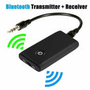 1 Wireless BT 5.0 Transmitter Receiver A2DP 3.5mm Audio Jack Aux Adapter