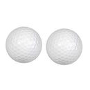 2 Pieces White Floating Golf Balls Water Golf Practice Ball Indoor Outdoor