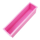 1200g Silicone Soap Mould Rectangle Toast Loaf Bread Baking Cake Mold A Pink