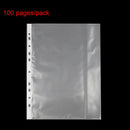 Document Pocket File Holder PP Sheet Protectors Clear File Pouch