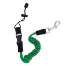 2x Elastic Kayak Canoe Paddle Leash Safety Secure Lanyard Coiled Cord Rope 140cm