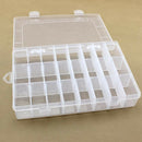 24 Compartment Slot Storage Box Practical Adjustable Plastic Case For Bead