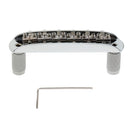 Chrome Guitar Bridge Assembly with Wrench for Jazzmaster Guitar Replacement