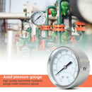 Portable 1/8 NPT Manometer Dial Digital Pneumatic Hydraulic Pressure Gauge