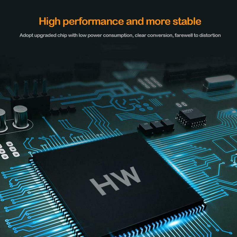 HW-2216 VGA to HDMI Converter Adapter HD Digital Analog Audio 3.5mm Cable