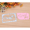 2pcs Metal Cutting Die Stencil for DIY Special Day Scrapbooking Album Craft