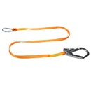 Outdoor Climbing Safety Harness Belt Lanyard with Carabiner Buckle Hook 22KN