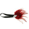 Woman Elastic Feather Headband 20s  Party Rhinestone Hair Accessories