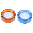 2X Plastic Round Case Finger Wet Sponge Damper for Casher Count Money OZ
