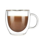 150ml Double Walled Espresso Party Cups Clear Glass Coffee Tea Mugs Heat-proof