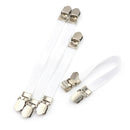 4 x Ironing Board Cover Clip Fasteners Tight Fit Elastic Brace Ties Straps M&O