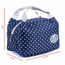 Dot Portable Lunch Bag Thermal Insulated Cold keep Food Safe warm Lunch bag P2A2