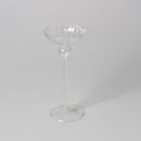 Clear Glass Candle Holder Candlestick Tealight Wedding Party Dinner Decor L