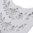 Rose Flower Garland Silicone Mold Cake Border Jewelry Wedding Decorating3c