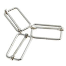 40 x Metal Leather Bag Strap Belt Web Adjust Tri-glide Buckle Slider 32x16mm