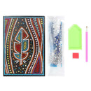 DIY Leaves Special Shaped Diamond Painting 50 Pages A5 Notebook Sketchbook