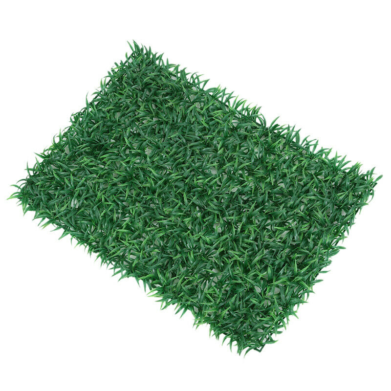 Plastic Aquarium Grass Lawn Artificial Landscape, Green