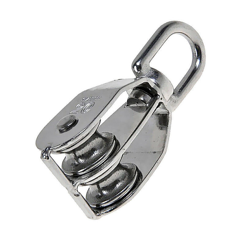 2x Rope Suspended Lifting Wheel M20