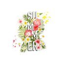 summer flower iron on patches heat transfer pyrography for diy clothing decor  Z