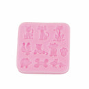 Cartoon cat animal Shape fondant cake silicone molds chocolate candy decor ME