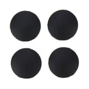 Pack of 4 Notebook Plastic Bottom Case Protective Cover, Below the Laptop Black