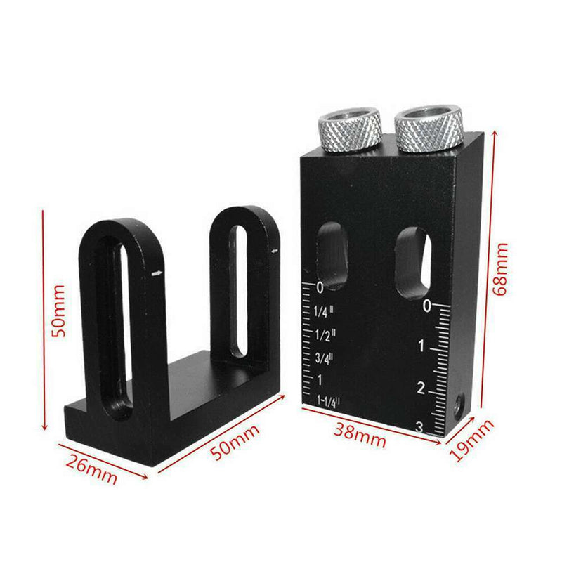 1 set Drilling Guide Woodworking Angle Holes Locator Punching Locat 15 Degree