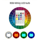 Smart E27 RGB Bluetooth Speaker LED Bulb Lamp Light Dimmable with Remote Control