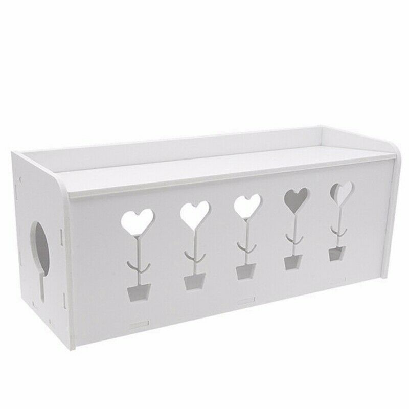 Rectangular Cable Storage Box Wire Management Socket Power Strip Cord Stora R3I2
