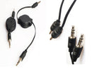 Black 3.5mm Jack AUX Cord Male to Male Stereo Audio Cable for PC iPod MP3 Car