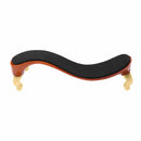 Violin Shoulder Rest Fully Adjustable Support for Violin 3/4 4/4 Coffee Wooden