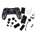 Carbon Fiber Full Housing Shell Case Button Kit for Sony PS4 Controller