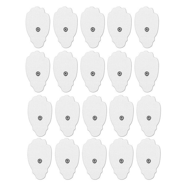 20 Pcs Unit Pads Replacement Electrodes for TENS Unit Reusable Self AdhesiveV8X3