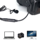 6 m Clip-on Lapel Mini Lavalier Mic Microphone for Smartphone Recording PC, NEW