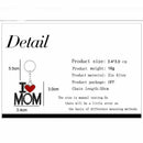 Bags Keychain I Love Mom Keychain for Mother's Day Gifts and Birthday Gift