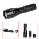 Portable USB Rechargeable LED Flashlight Torch ZoomableCREE XML T6 5 ModeLigh Cy