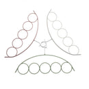 Shawl Scarf Hanger Belt Tie 5 Ring Rack Organizer Holder Hook Display Hanger 3c