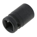 Square 1/2inch Drive 16mm 6 Point Hex Ratchet Socket Adapter Impact Tool 38mm