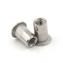 10 Pcs 304 Stainless Steel Rivet Nut Rivnut Insert Nutsert M6x15mm LJ