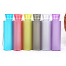 Flat Water Bottle Flat Earth Gift Handbag Water Bottle Notebook Design White