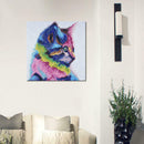 5D DIY Full Drill Square Diamond Painting Color Cat Cross Stitch Embroidery
