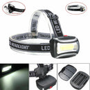 Durable Mini COB LED Headlamp Fishing Camping Headlight Head Lamp Torch
