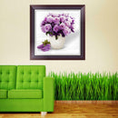 Diamond Painting DIY 5D Embroidery Cross Stitch Craft Purple Flower Rose